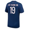 Levné Paris Saint-Germain Lee Kang In 19 Domácí Fotbalové dresy 2024-25 Krátký Rukáv